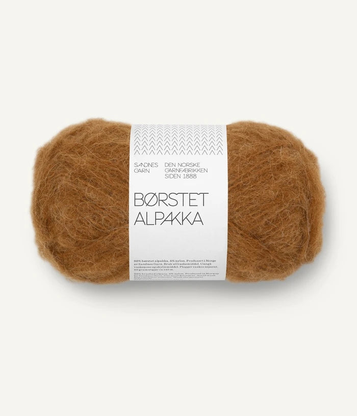 Borstet Alpakka