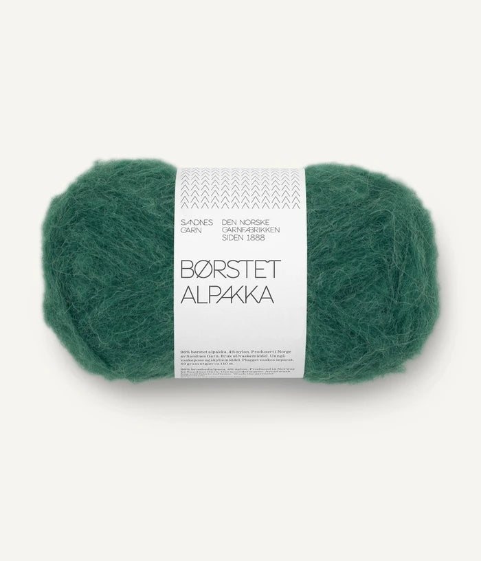 Borstet Alpakka