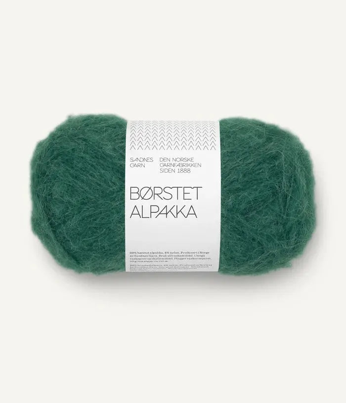 Borstet Alpakka Sandnes Garn Wolle