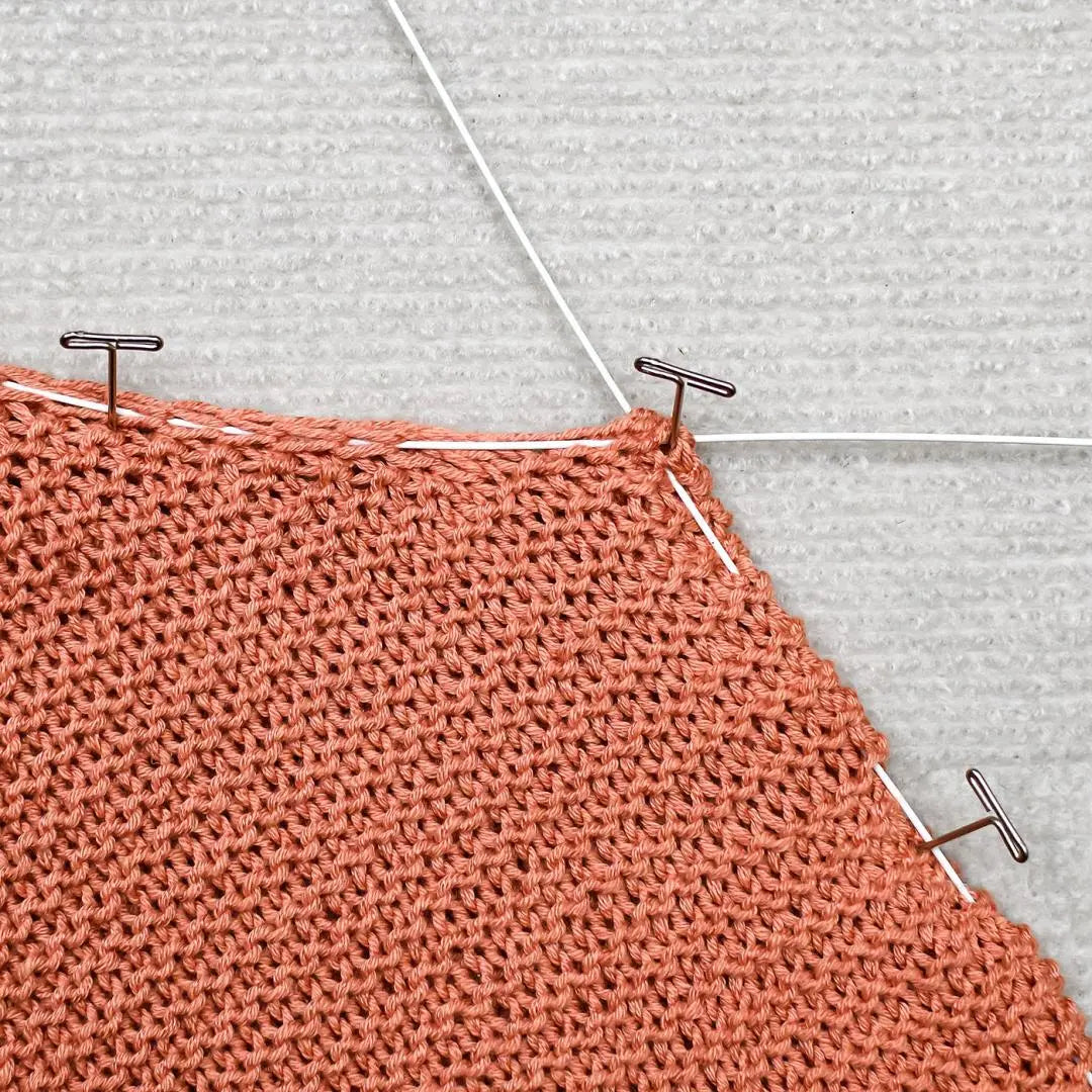 Blocking Wire Set - Spanndraht und T- Nadeln Lianne.shop Strickzubehör