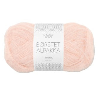Borstet Alpakka