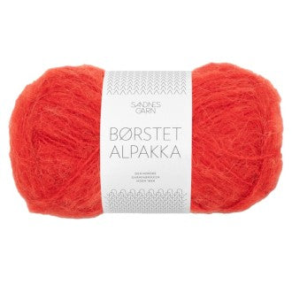 Borstet Alpakka