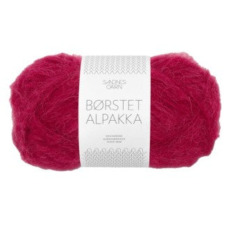 Borstet Alpakka