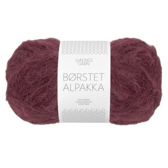 Borstet Alpakka
