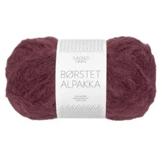 Borstet Alpakka Sandnes Garn Wolle