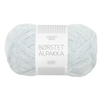 Borstet Alpakka