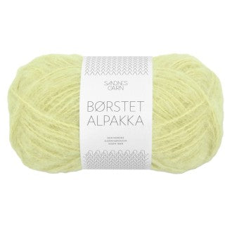 Borstet Alpakka