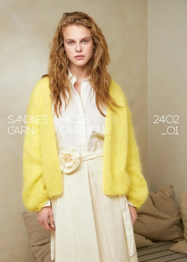 Anleitungsheft 2402 Ballerina Einzelanleitung 2402 Nr. 1 - Facile cardigan - Deutsch Sandnes Garn Strickanleitung
