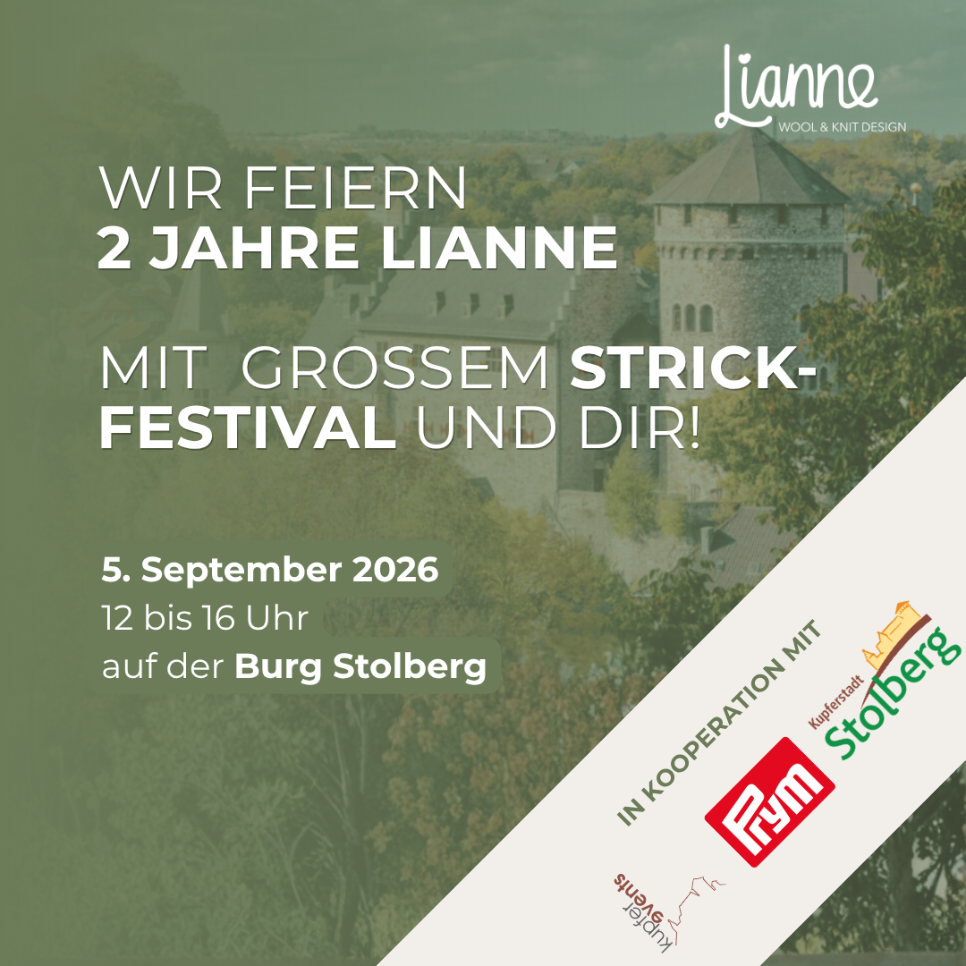 Geburtstagsparty zum 2 jährigen Jubiläum - Strick-Festival auf der Burg Stolberg