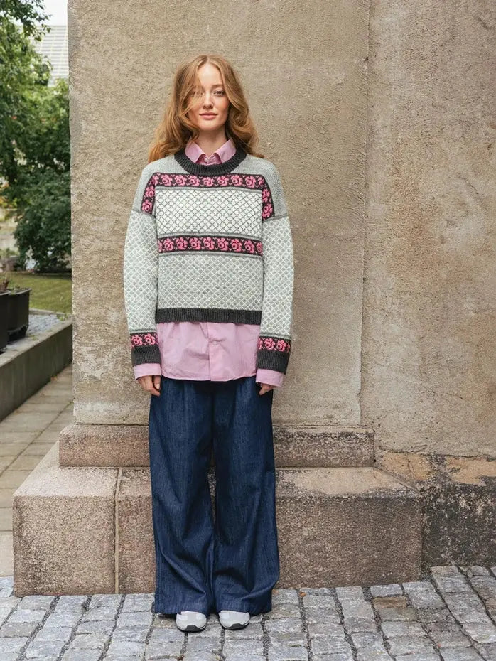 Strickanleitung⎜Blome Damegenser 2510 Nr.1 Sandnes Garn Strickanleitung