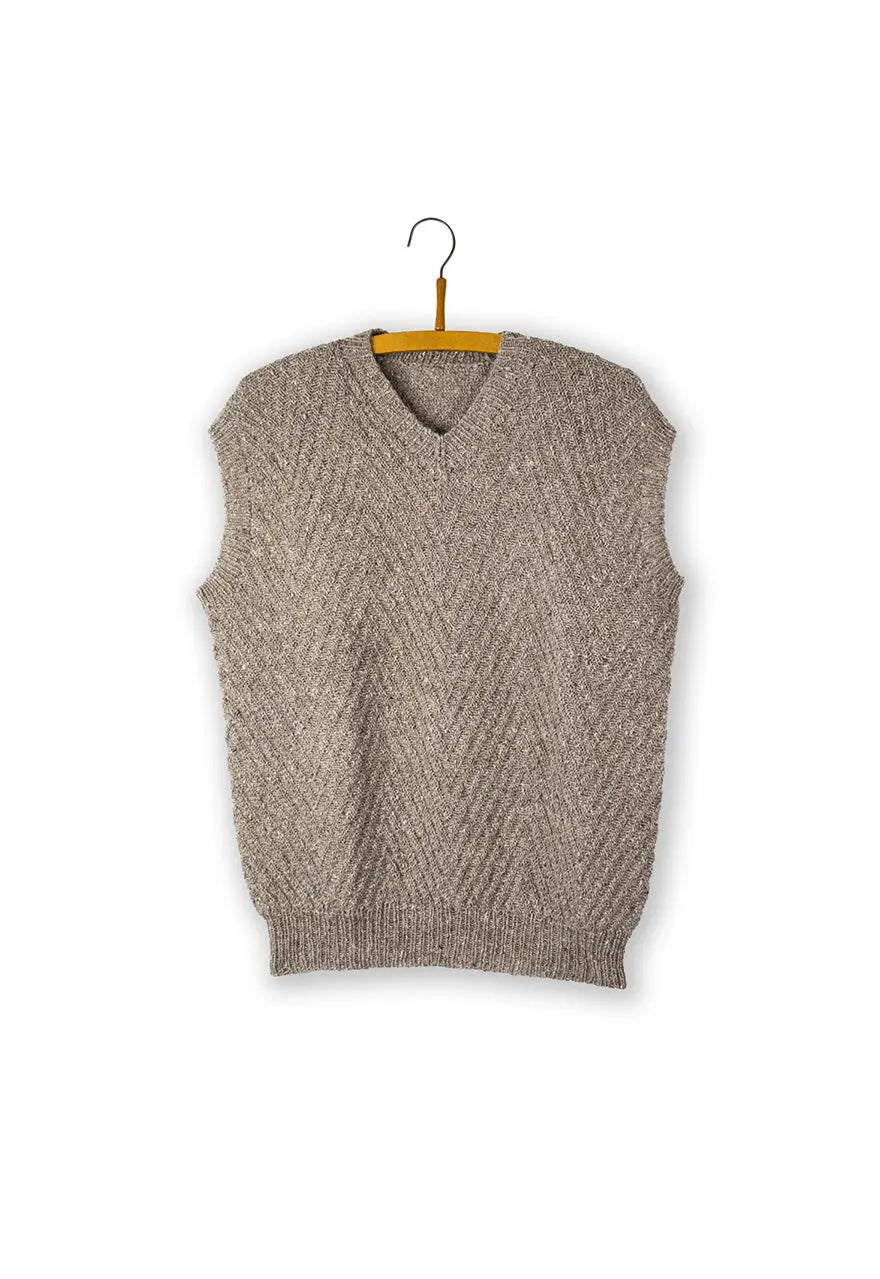 Strickanleitung Brideshead Slipover Isager Strickanleitung