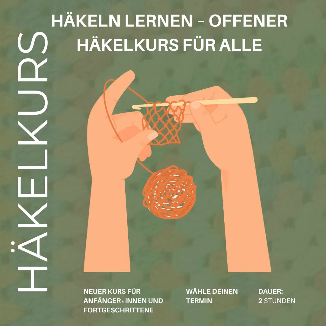 Häkeln lernen – offener Häkelkurs für alle Lianne Kurs