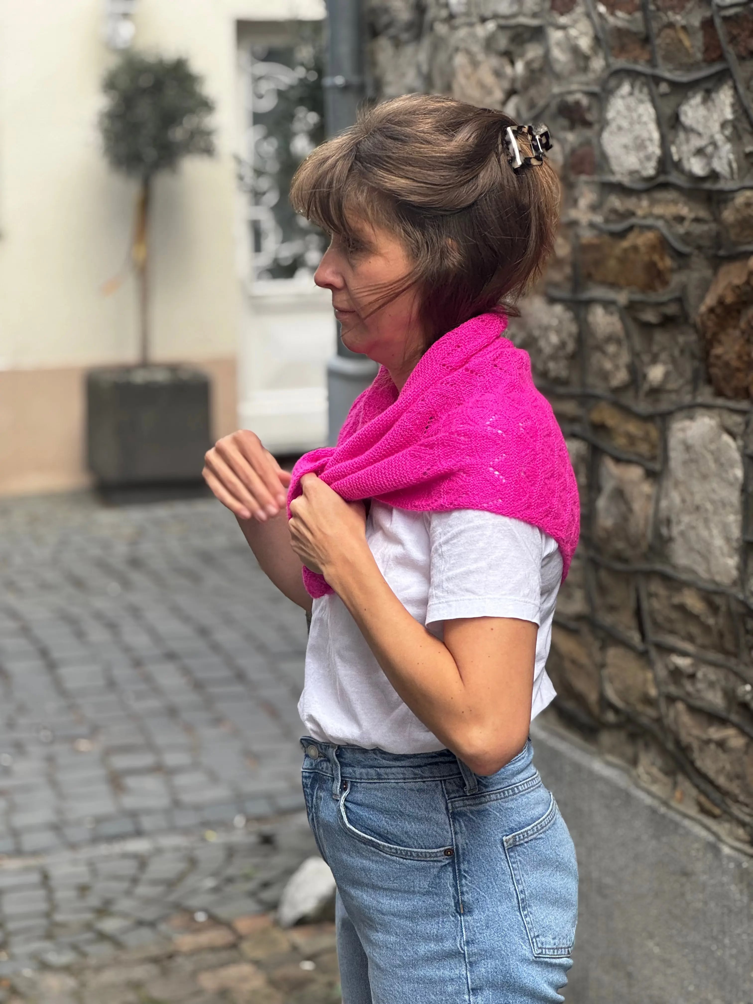 Strickset⎜Ruhner Schal aus BC Alpaka BC Strickset