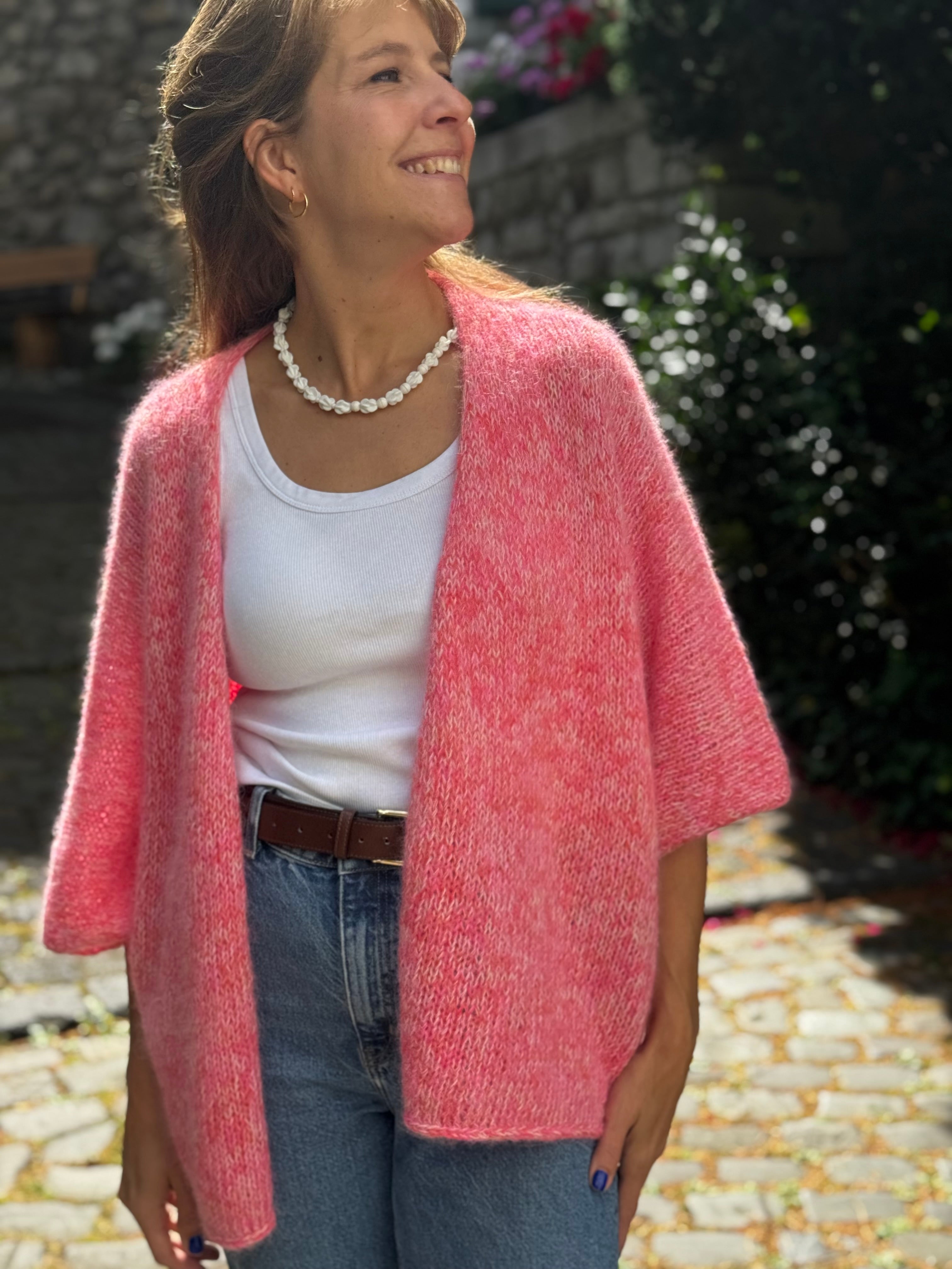 MIKA Summer Cardigan brushed Alpaka Edition