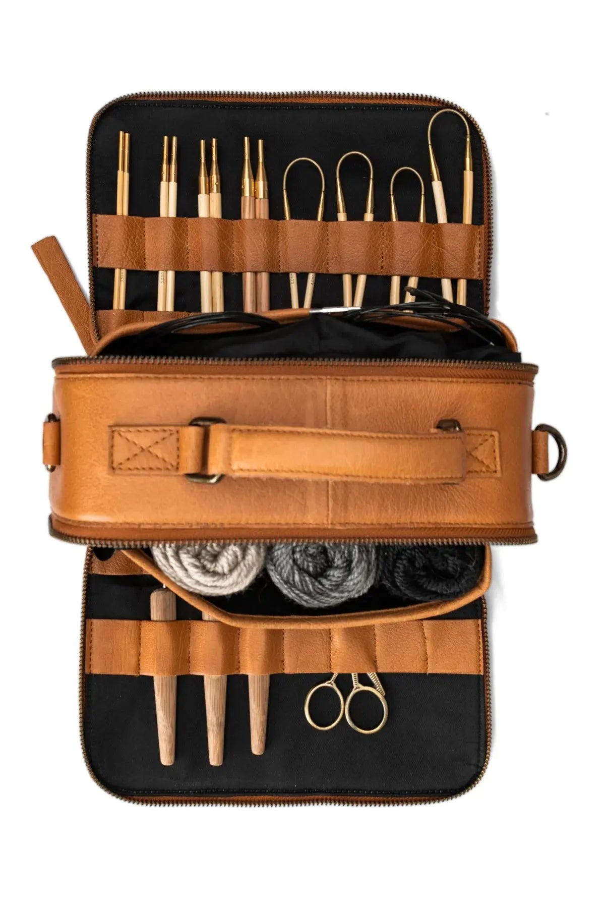 Lilly - Projekttasche für Wolle und Zubehör muud Tasche zur Aufbewahrung