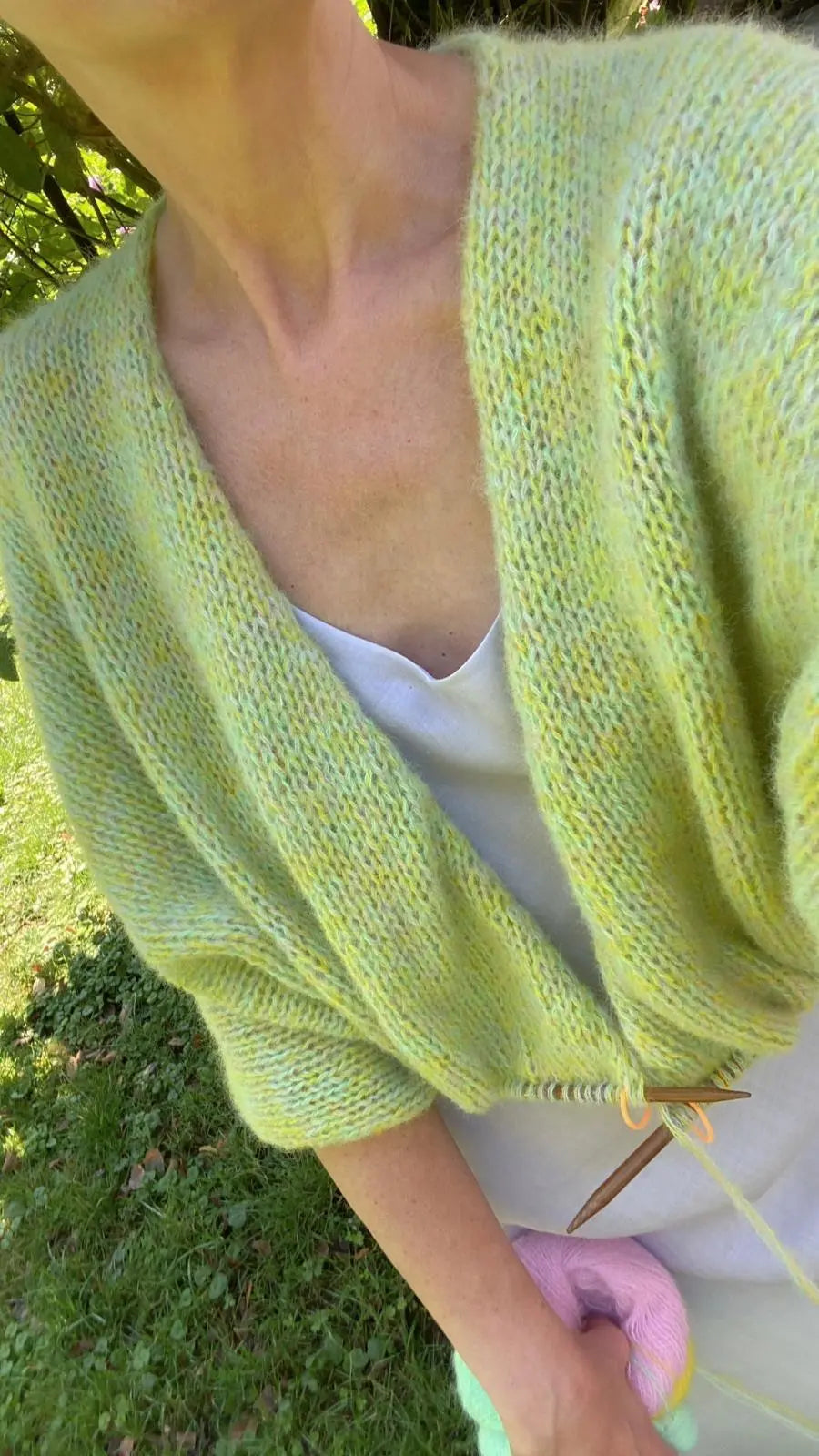 Strickset⎜MIKA Summer Cardigan brushed Alpaka Edition Lotilda Strickset