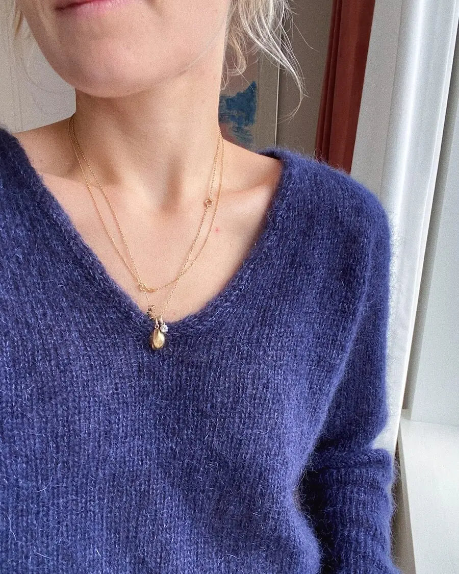 Strickanleitung Kumulus Bluse PetiteKnit Strickanleitung