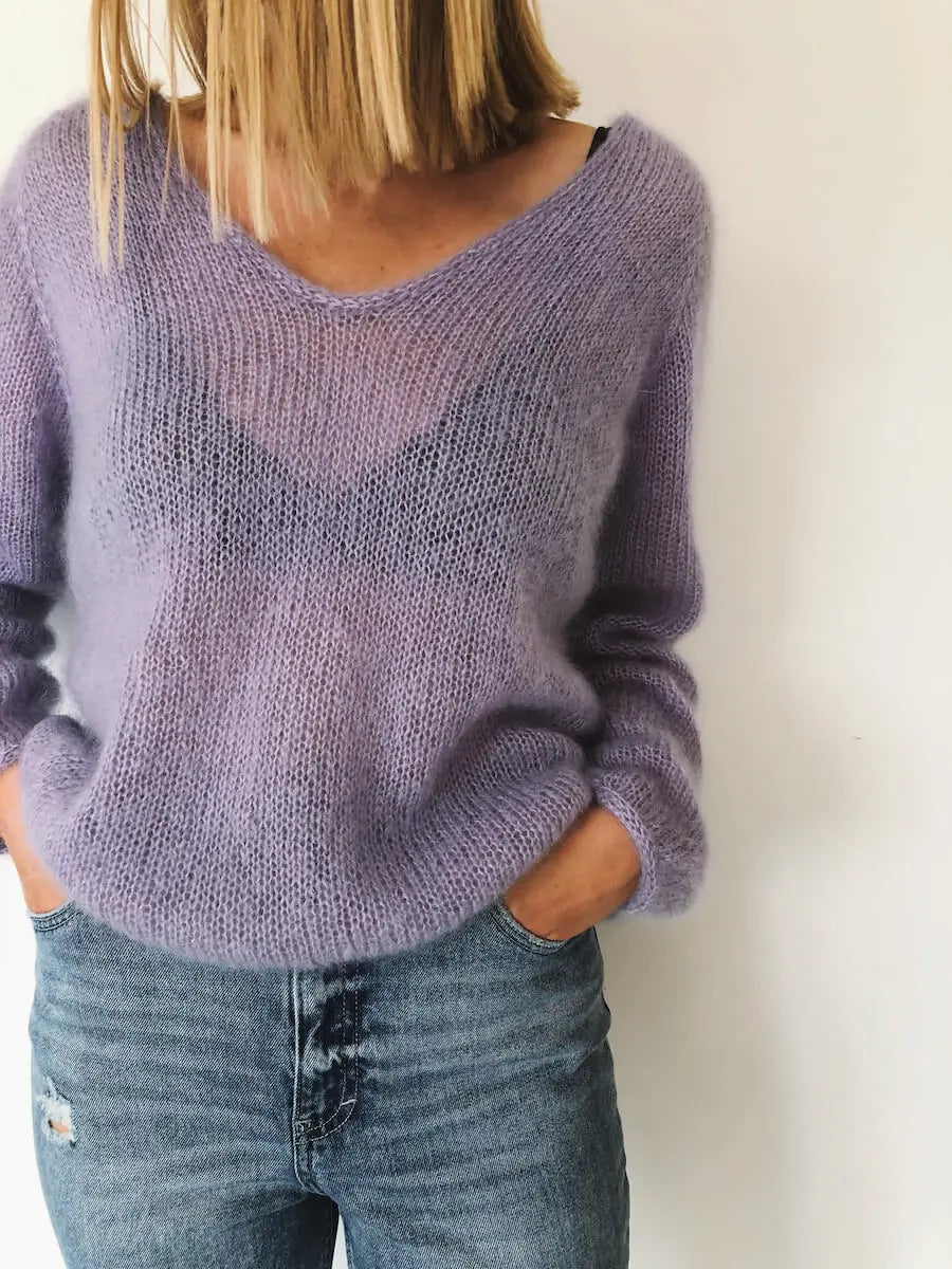 Strickanleitung Kumulus Bluse PetiteKnit Strickanleitung