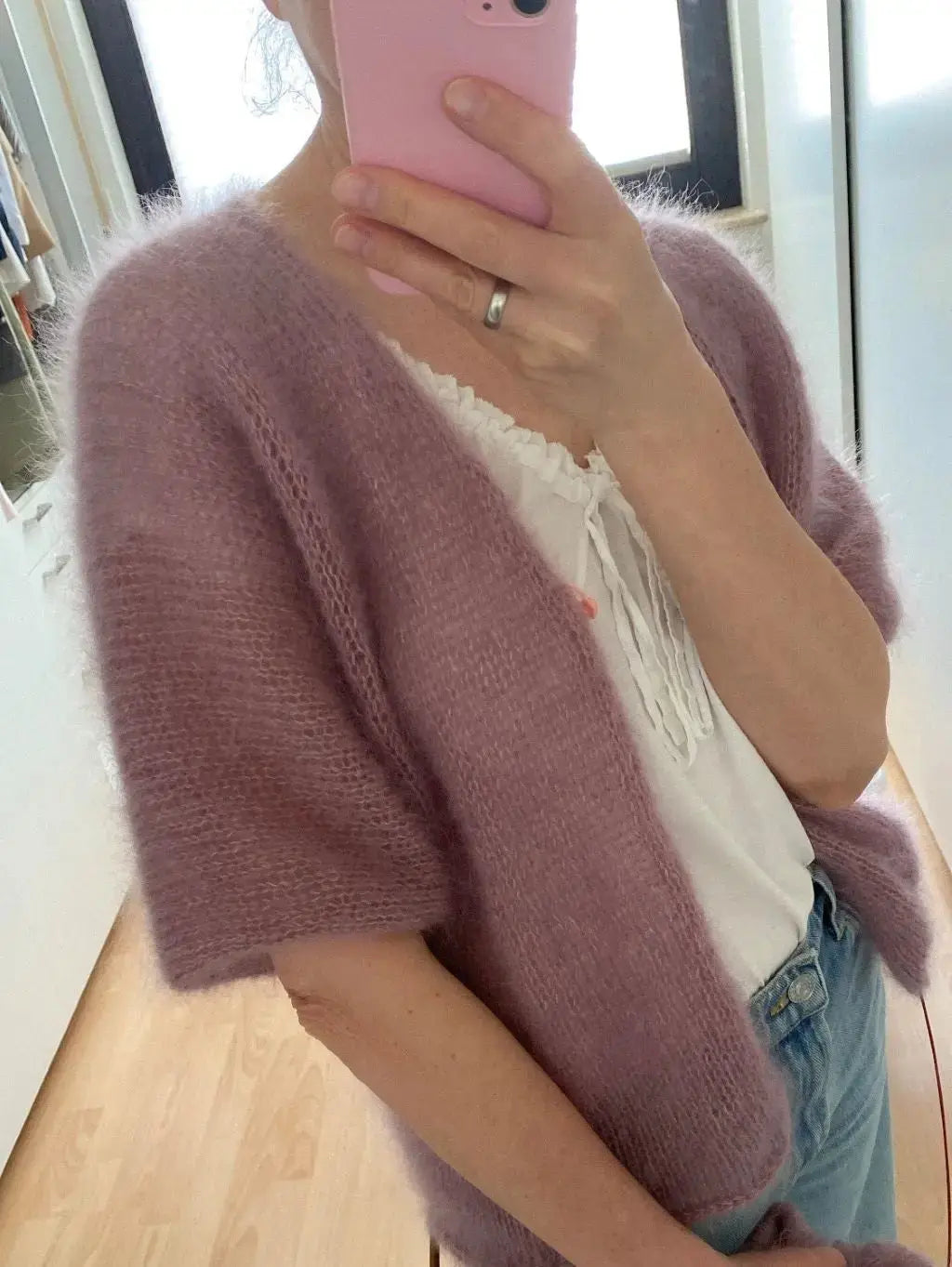 Strickset⎜MIKA Summer Cardigan Mohair ISAGER Edition Lotilda Strickset