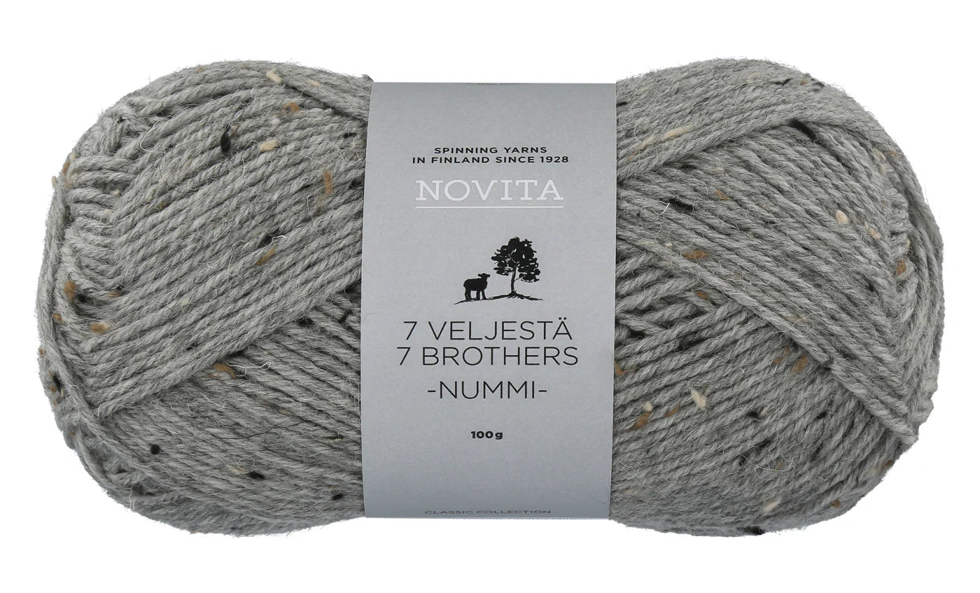 Novita 7 Veljestä Nummi Sockengarn - mit Farbsprenkel