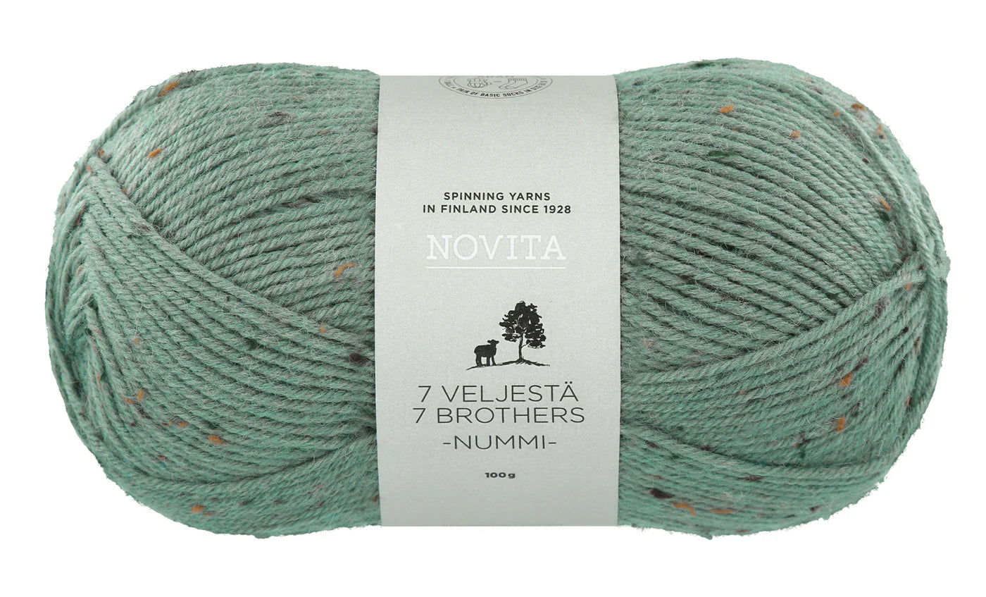 Novita 7 Veljestä Nummi Sockengarn - mit Farbsprenkel