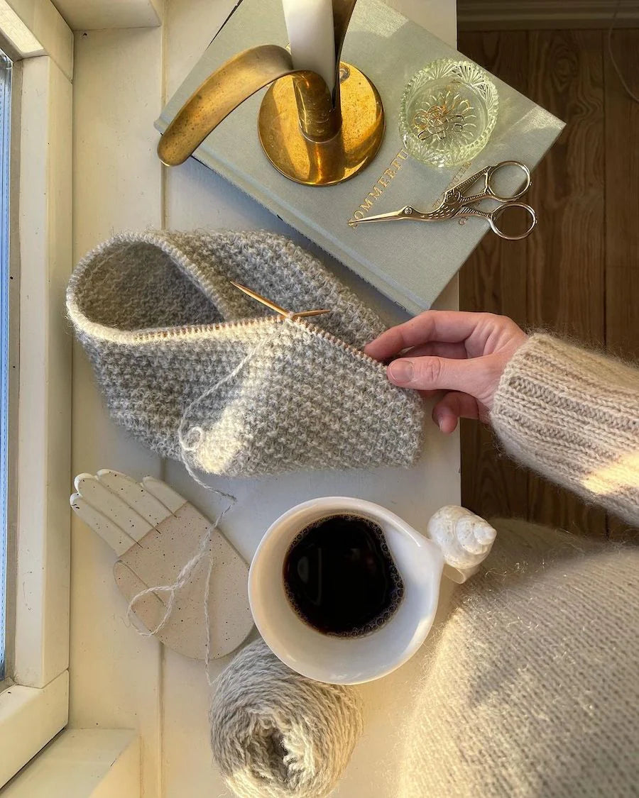 Schere mit Storchenmotiv PetiteKnit