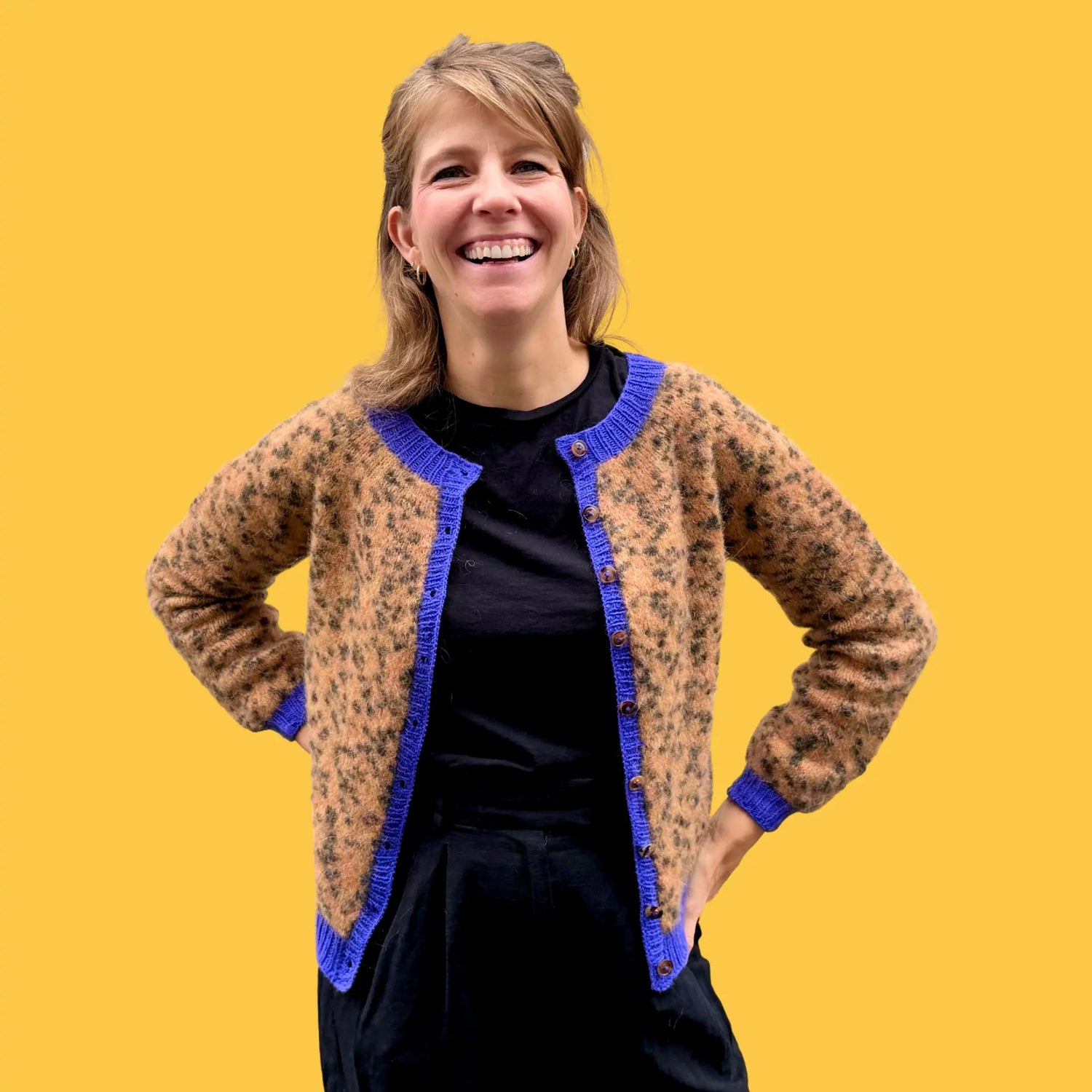 Phildar Leo Concept Cardigan mit dem PetiteKnit Novice Cardigan in der Mohair Edition