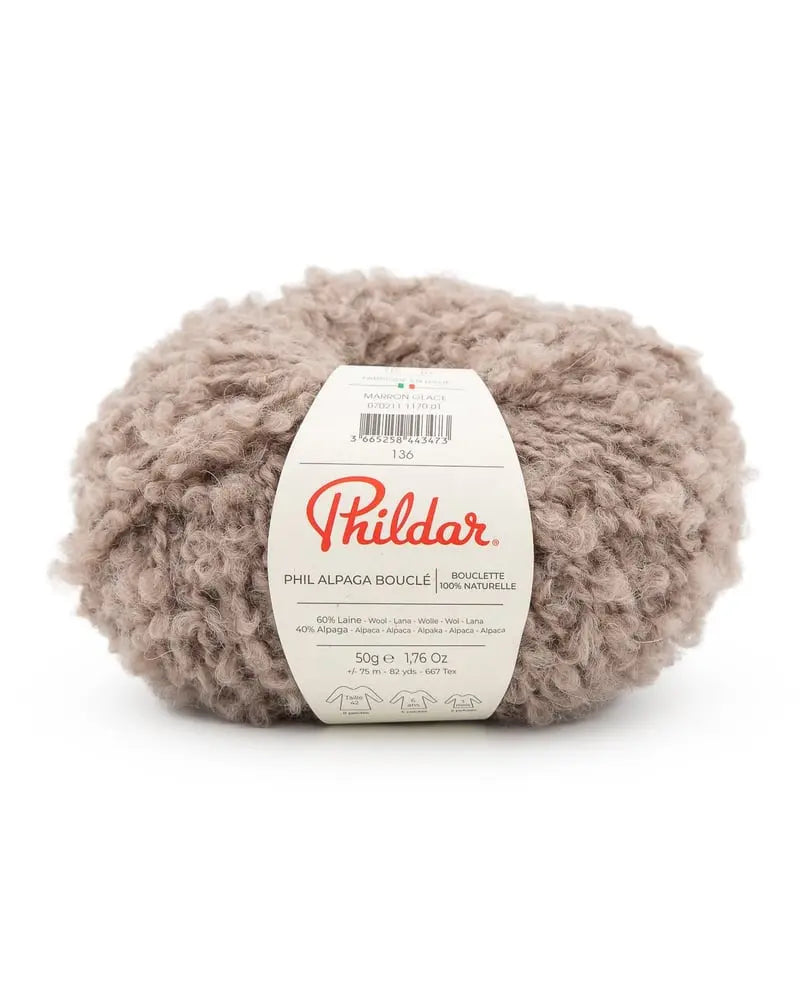 Phil Alpaka Bouclé Phildar Wolle