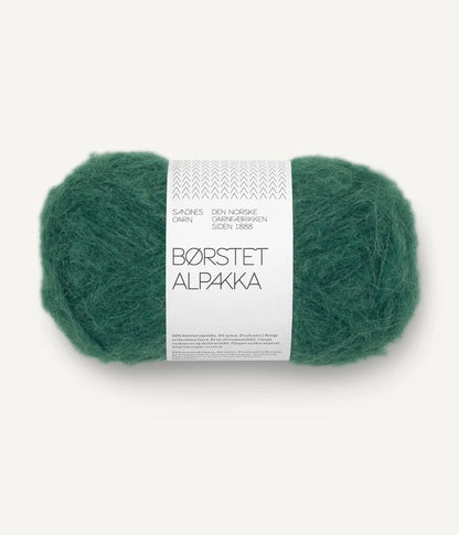 Borstet Alpakka