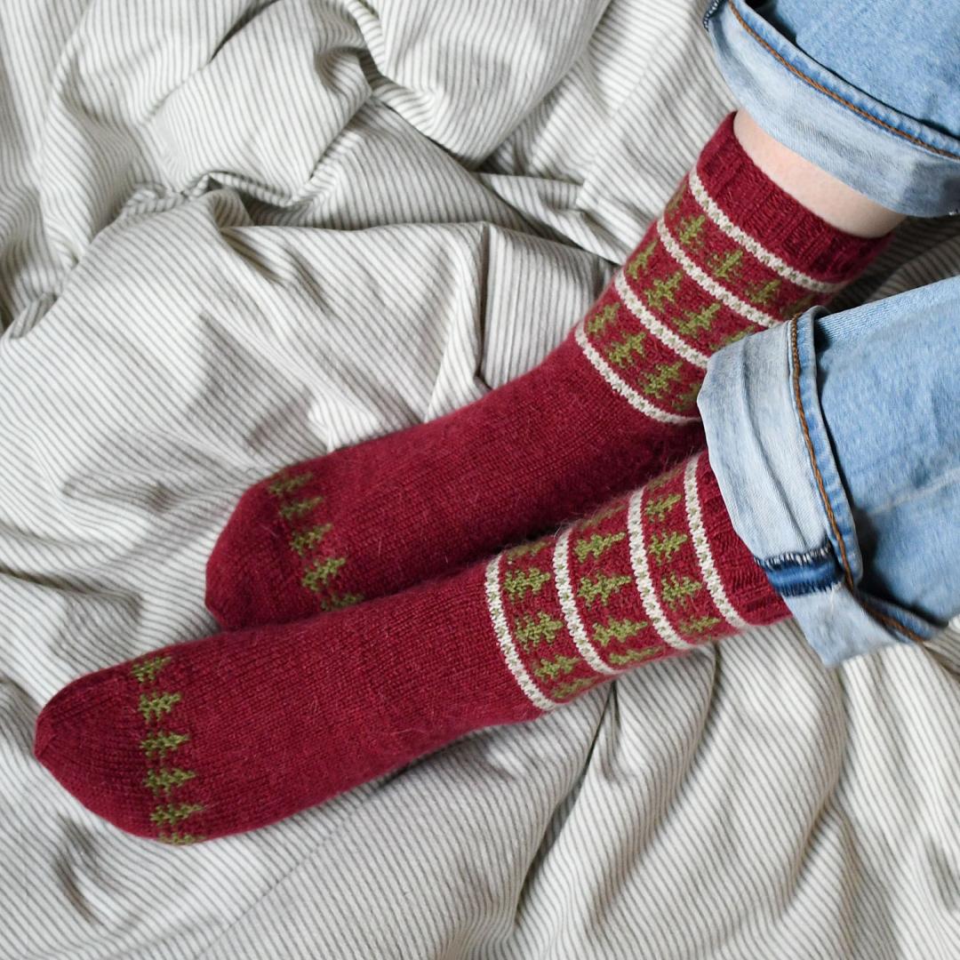 Strickanleitung⎜Tannenparade Socken (DIGITAL)