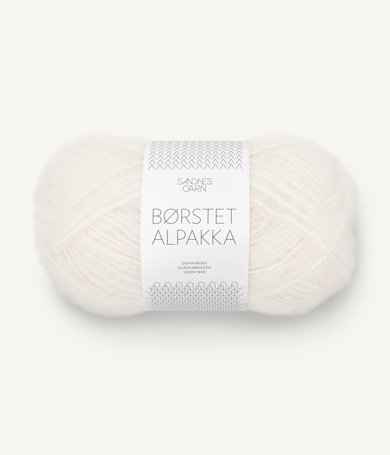 Borstet Alpakka