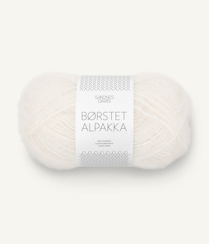 Borstet Alpakka