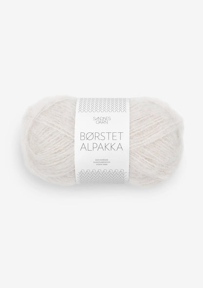 Borstet Alpakka