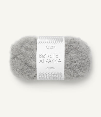 Borstet Alpakka