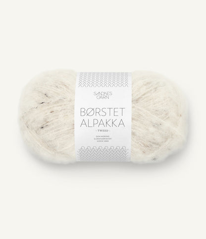 Borstet Alpakka
