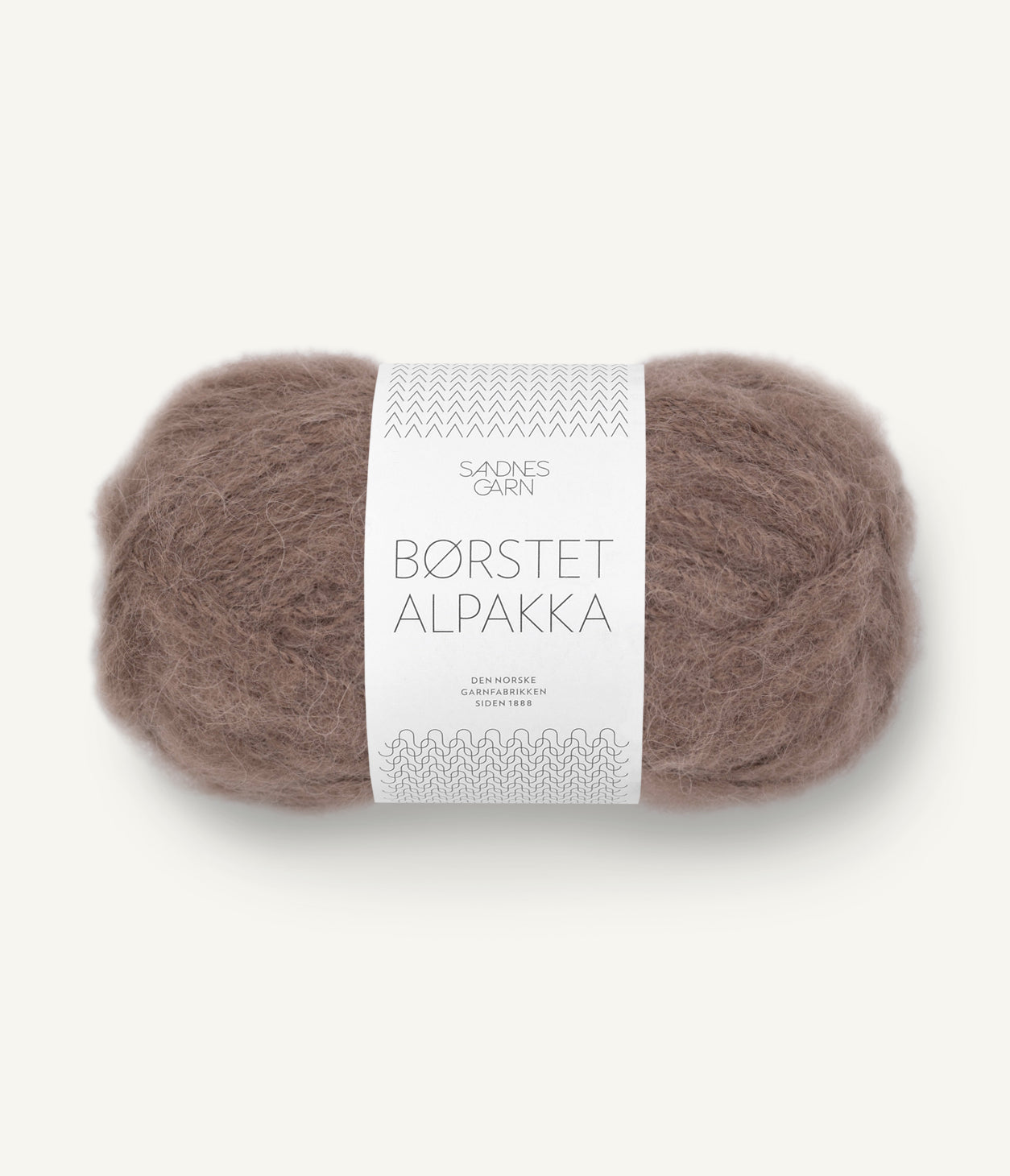 Borstet Alpakka