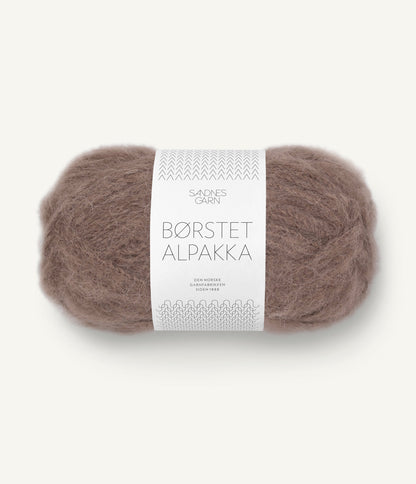 Borstet Alpakka