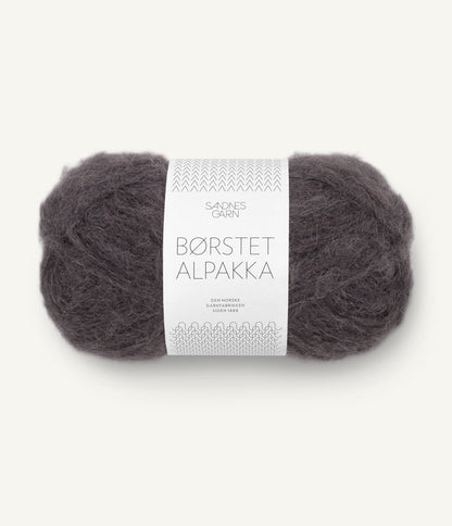 Borstet Alpakka