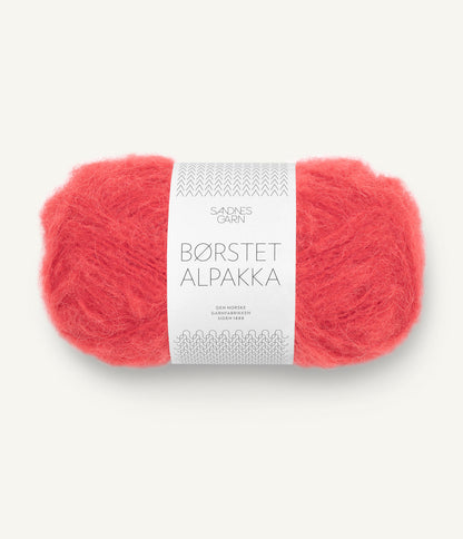 Borstet Alpakka