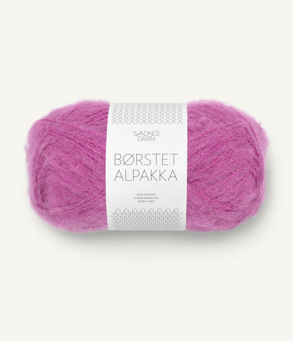 Borstet Alpakka