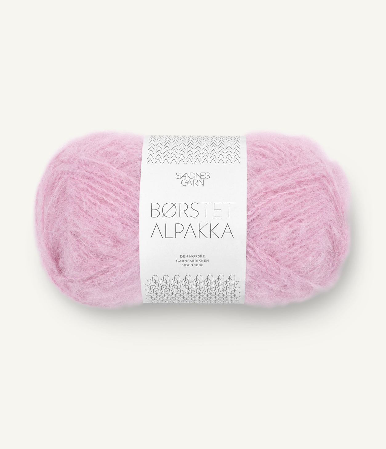 Borstet Alpakka
