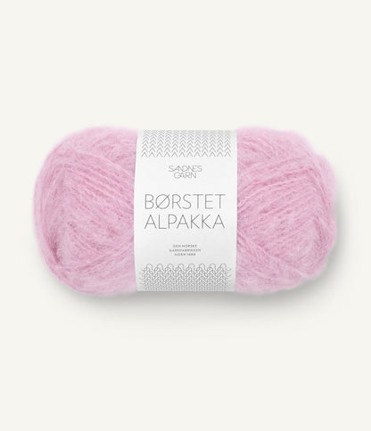 Borstet Alpakka
