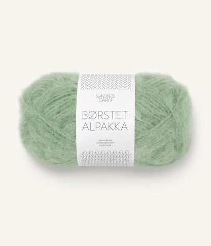 Borstet Alpakka