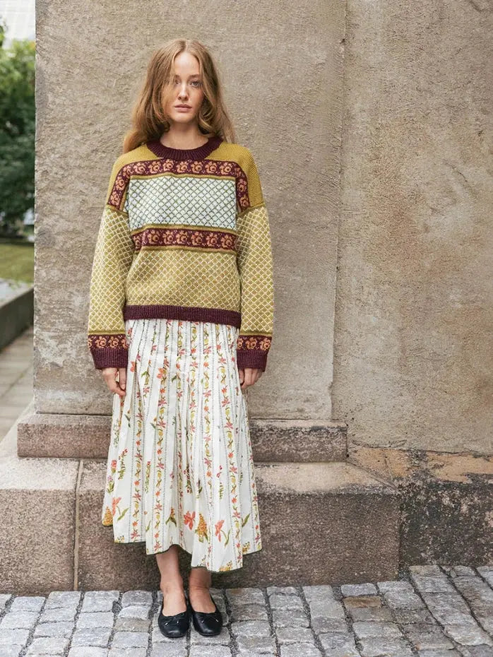 Strickanleitung⎜Blome Damegenser 2510 Nr.1 Sandnes Garn Strickanleitung