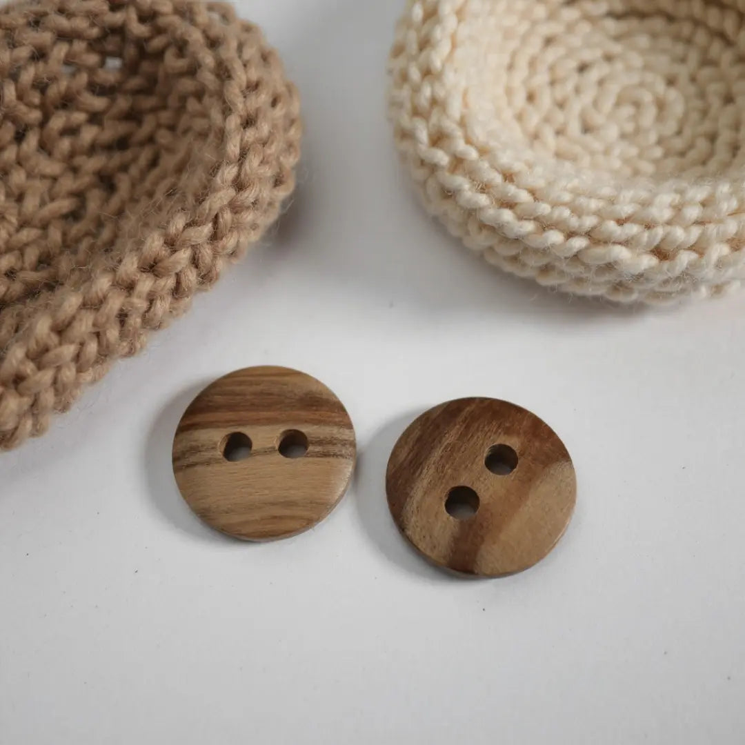 Holzknopf⎜aus Olivenholz Lianne Strickzubehör