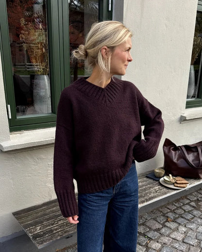 Strickanleitung Hannah Sweater V-neck