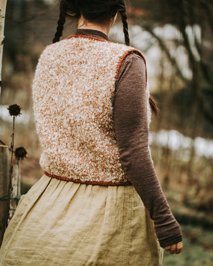 Mellow Vest Chunky von Kleinigkeitenliebe, Weste mit Blende, Foto 3 von 5