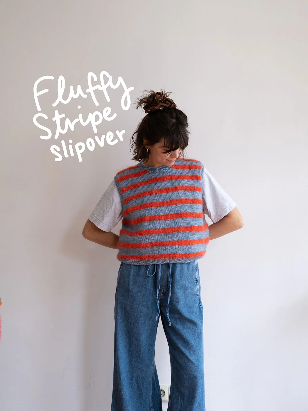 Strickanleitung Fluffy Stripe Slipover