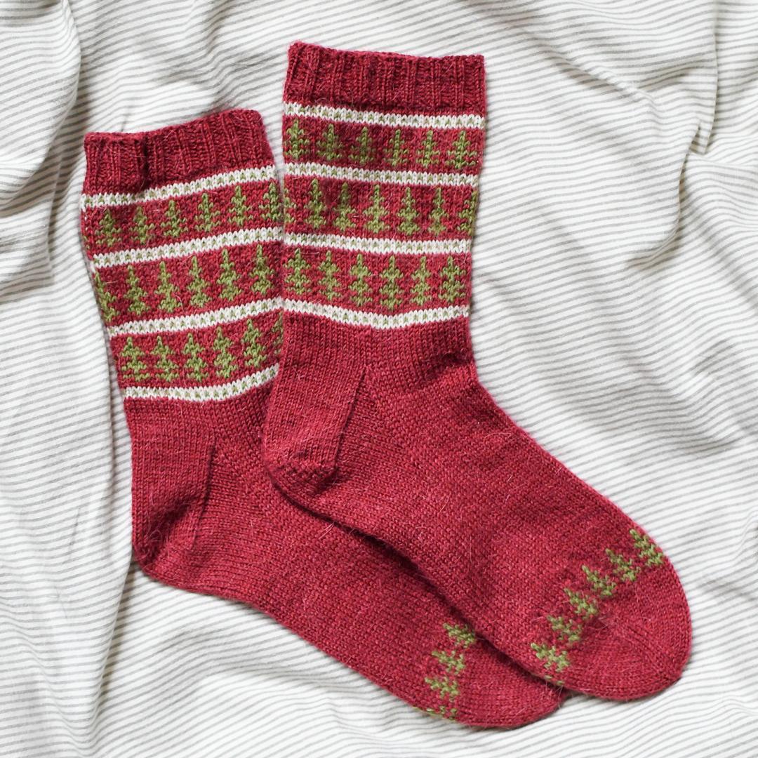 Strickanleitung⎜Tannenparade Socken (DIGITAL)