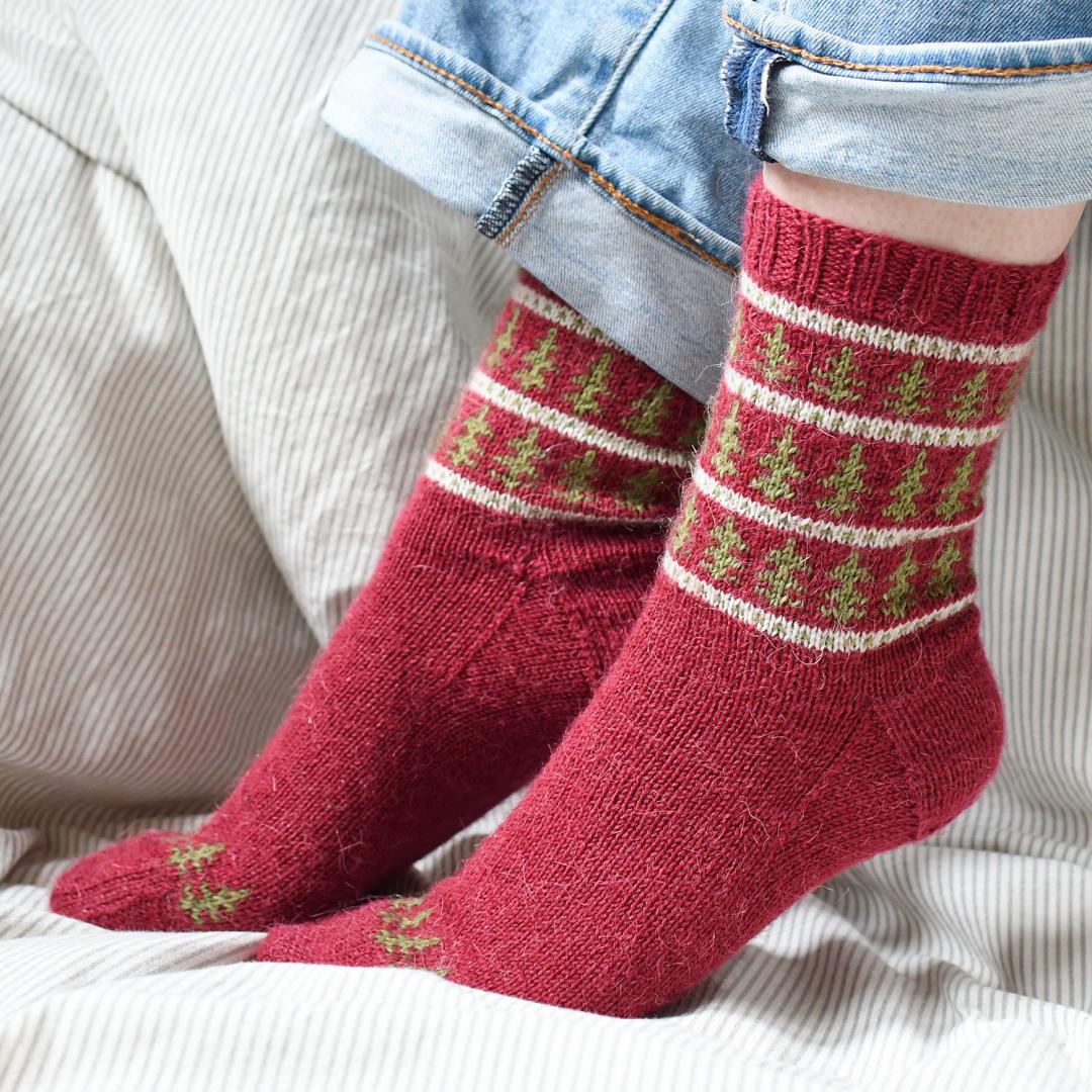 Strickanleitung⎜Tannenparade Socken (DIGITAL)